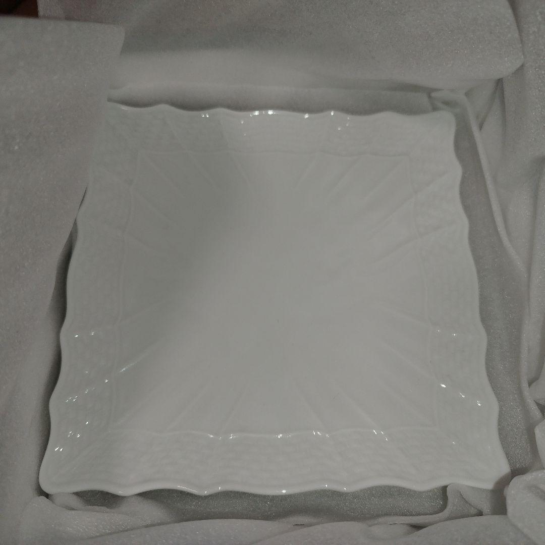 【美品】4枚セット ベッキオホワイト 15cm スクエアプレート