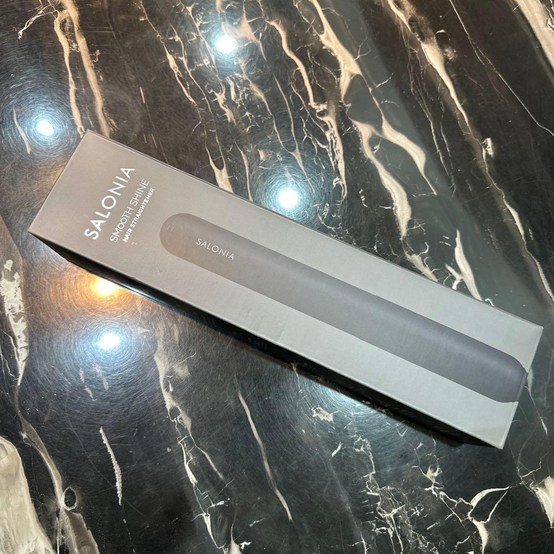 SALONIA ストレートヘアアイロン ブラック 24mm SAL3105BK