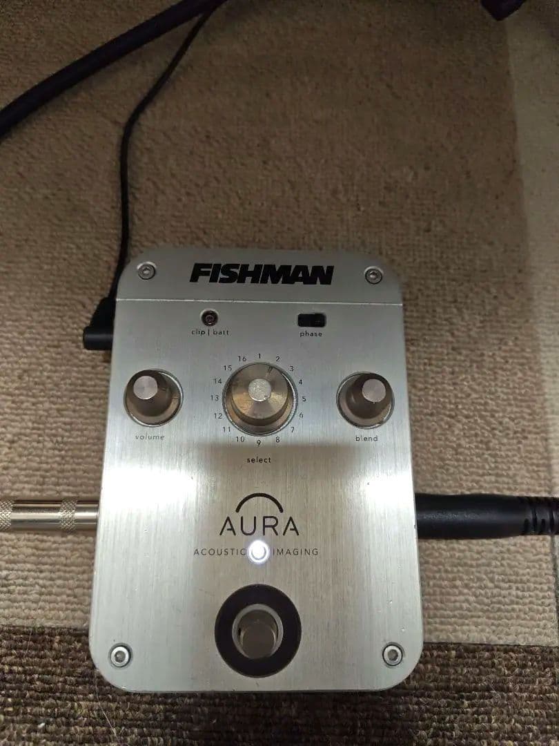 【ジャンク】FISHMAN AURA Nylon ナイロン弦 プリアンプ