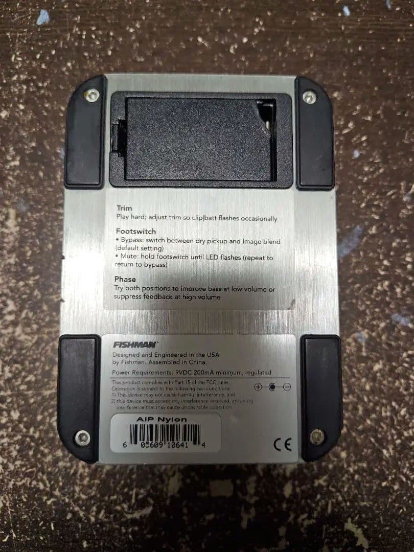 【ジャンク】FISHMAN AURA Nylon ナイロン弦 プリアンプ