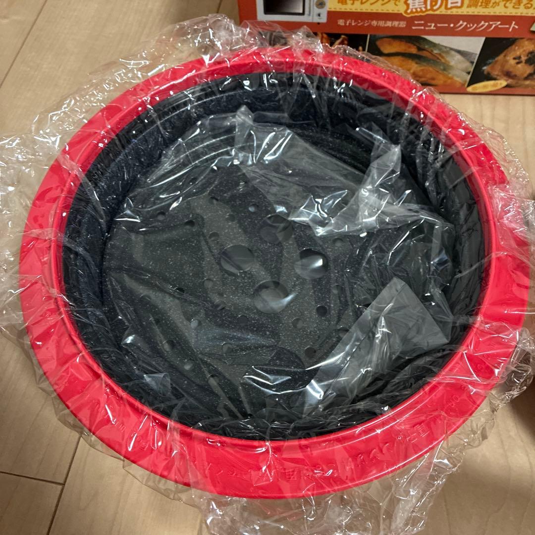 new COOK ART 電子レンジ調理器具 ２点セット