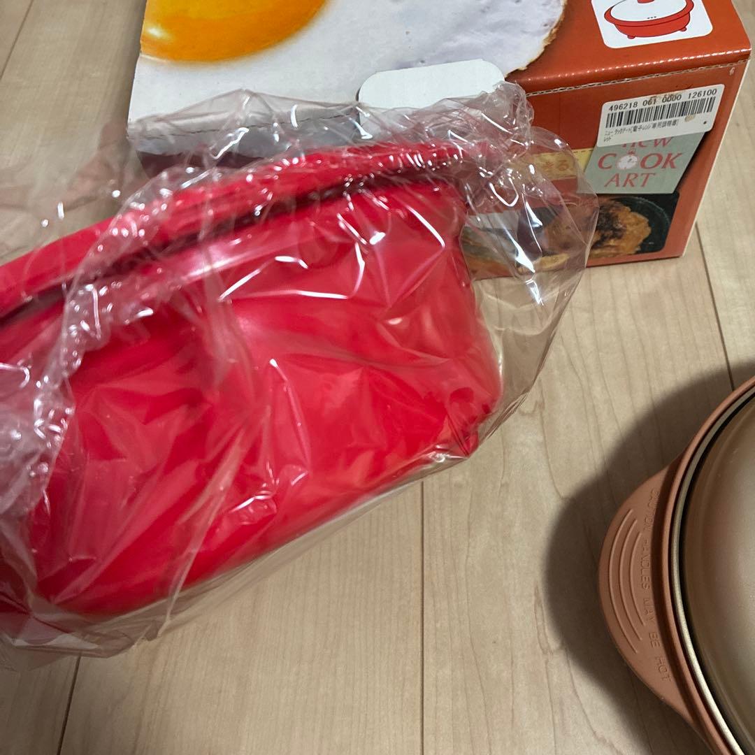 new COOK ART 電子レンジ調理器具 ２点セット