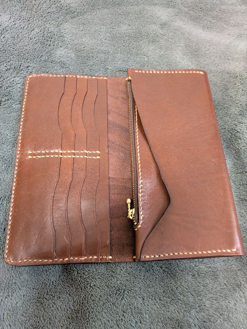 ハンドメイド　ミニ財布 と長財布　　w001