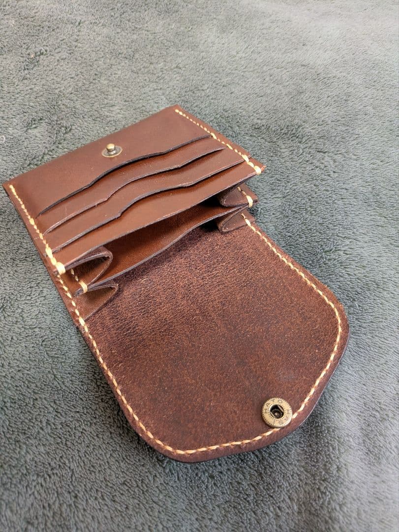 ハンドメイド　ミニ財布 と長財布　　w001