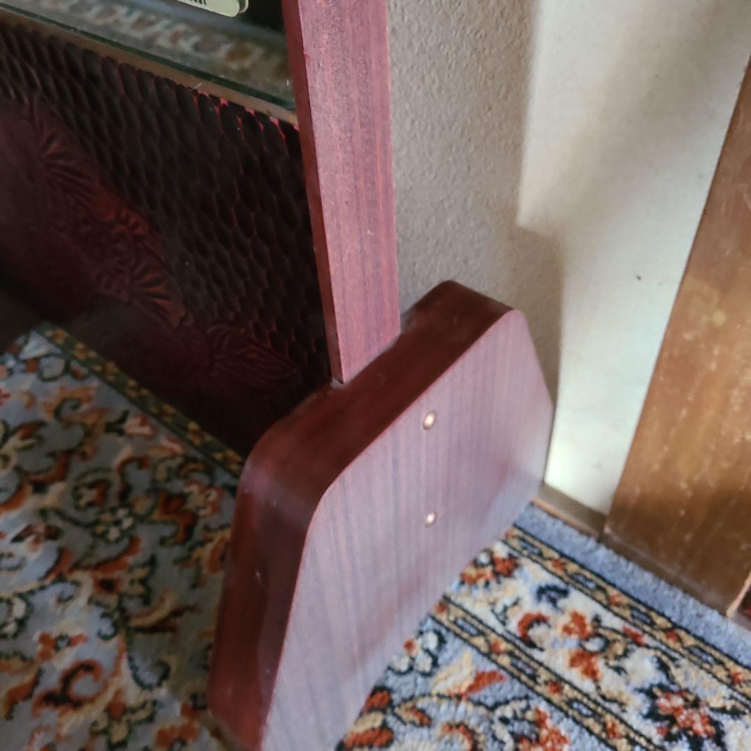 【在庫整理価格】昭和レトロ　鎌倉彫り　姿見　鏡台