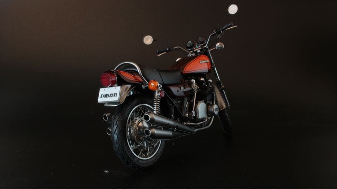 アオシマ 1/12 KAWASAKI Z2 750 RS 完成品