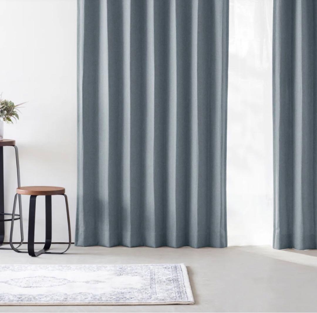 ✨Natural - Classy　ベーシックな 遮光 プリーツカーテン　無地