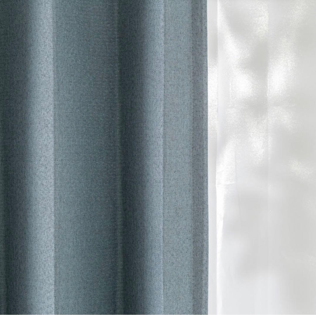 ✨Natural - Classy　ベーシックな 遮光 プリーツカーテン　無地