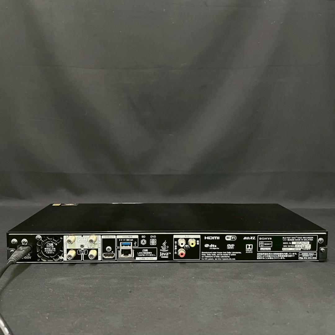 2020年製 SONY BDZ-ZW1700 HDD1TB ブルーレイレコーダー