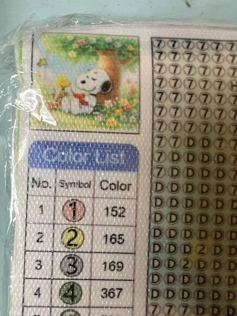 リクエスト　ダイヤモンドアート　スヌーピー　キット