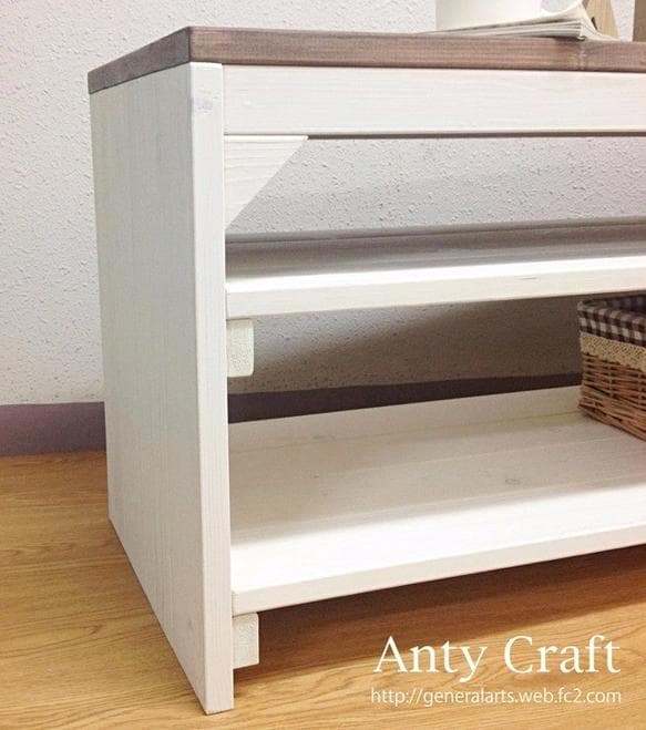 【サイズオーダー可】【引取可能】TV台 ソファテーブル PC台 飾り棚 UN/W