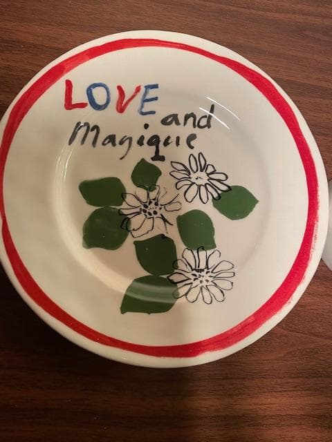 新品ホテルマギク メランジュ デザート プレート&マグカップセット LOVE