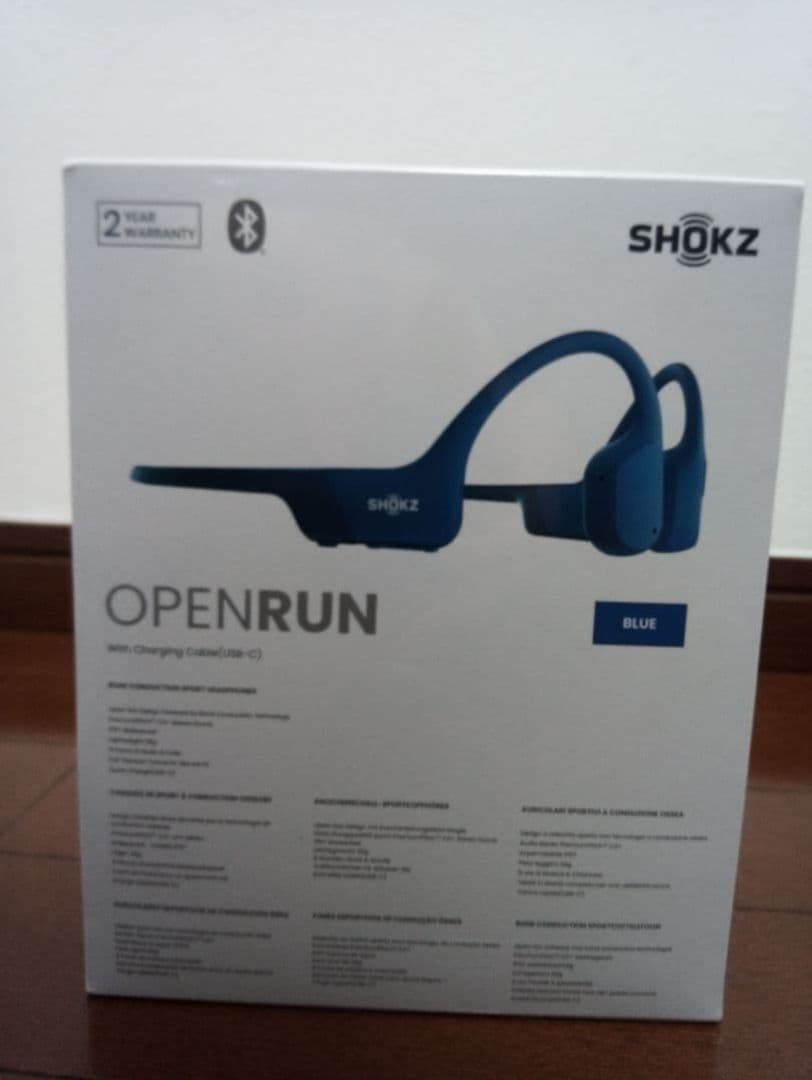新品未開封 SHOKZ OpenRun S805 ブルー 骨伝導イヤホン
