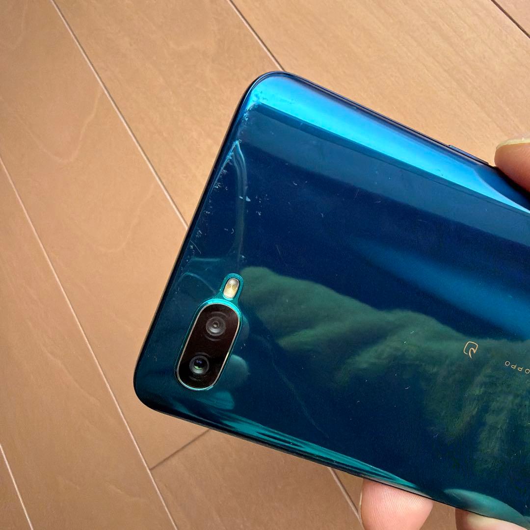 [美品]OPPO RENO A 64GB ブルー　中古美品スマホ本体