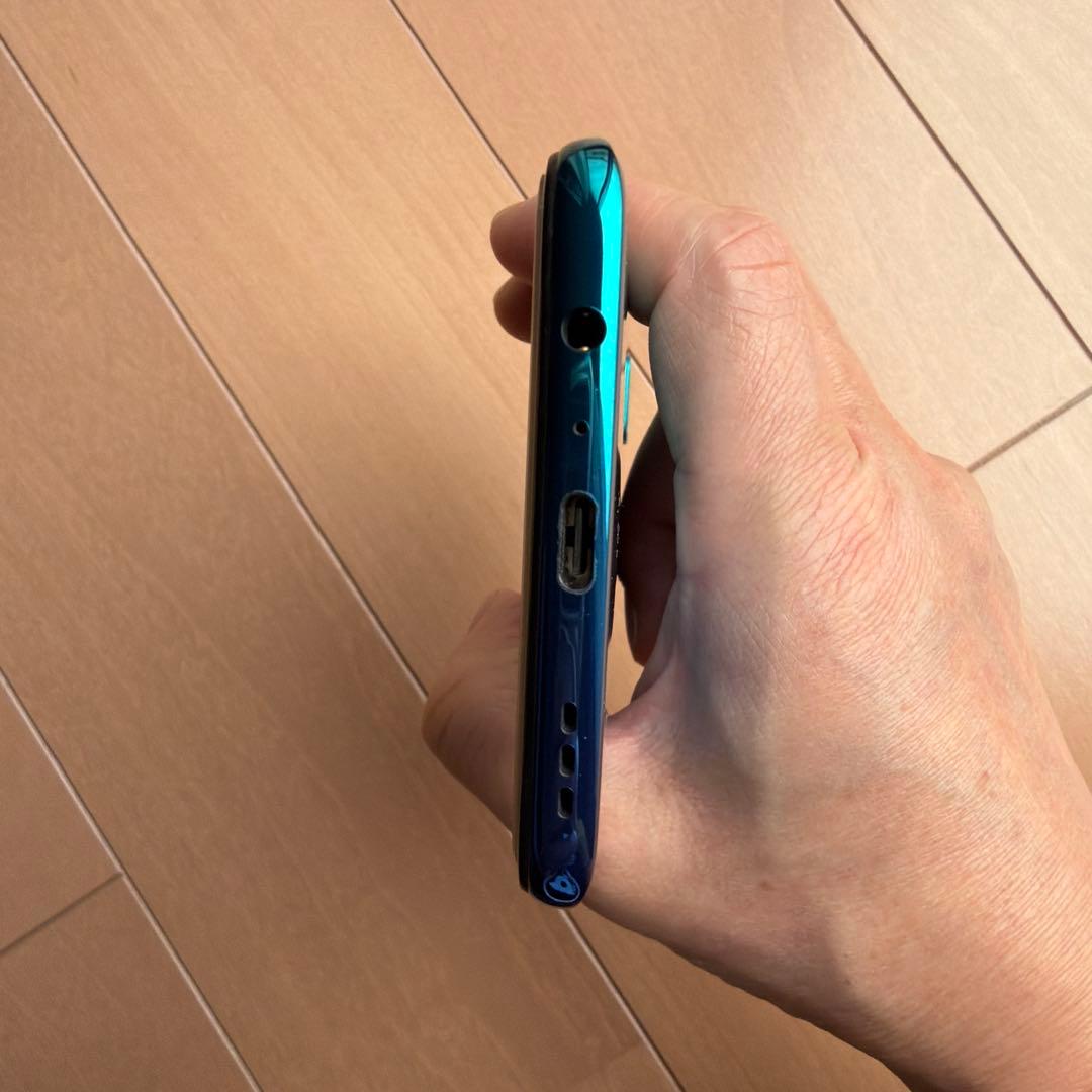 [美品]OPPO RENO A 64GB ブルー　中古美品スマホ本体