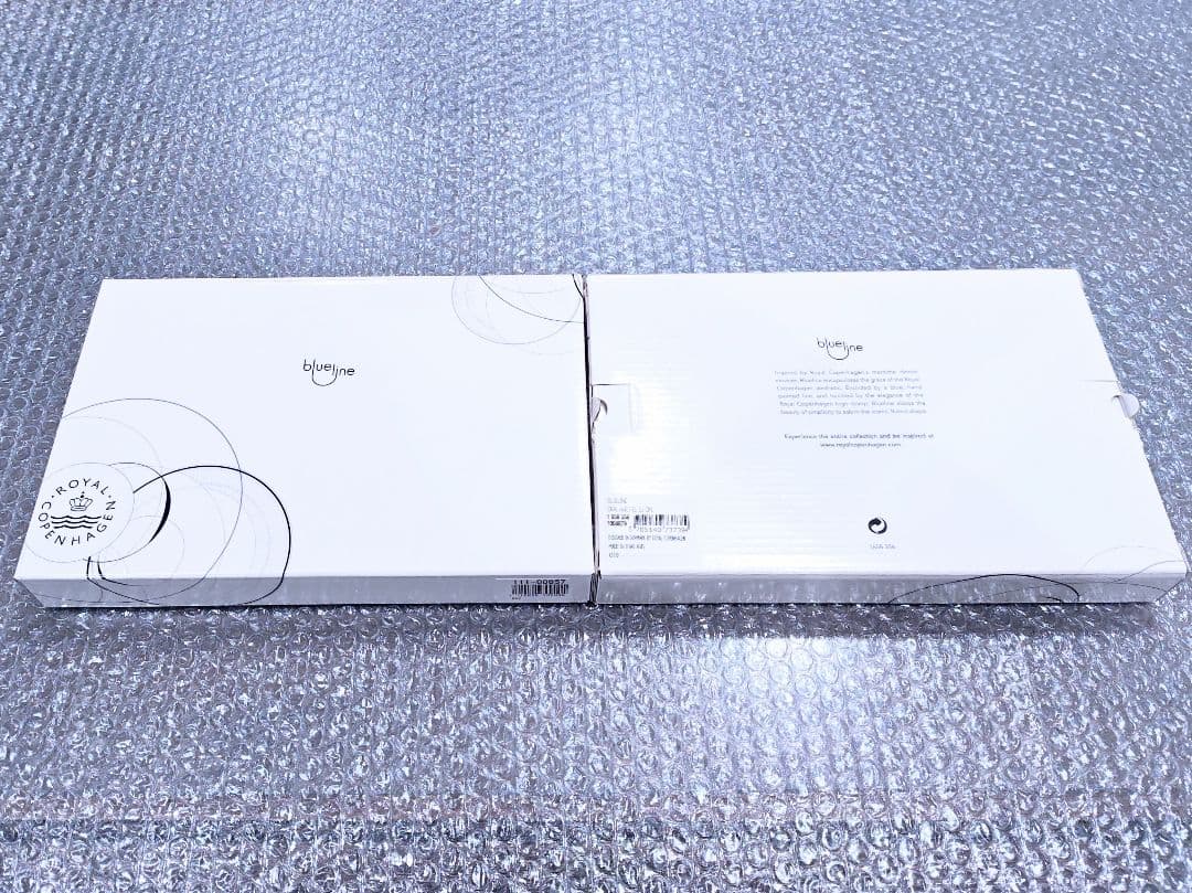 ロイヤルコペンハーゲン ブルーライン オーバルディッシュ プレート 2枚セット