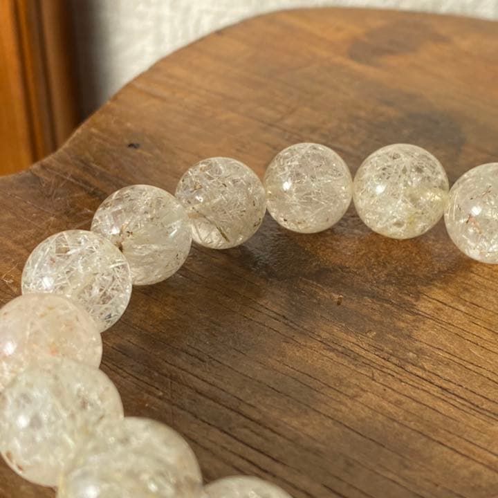 ホワイトガーデンクォーツ大玉ブレスレット