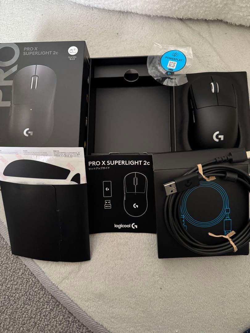 logicool PRO X SUPERLIGHT 2c ブラック 本体