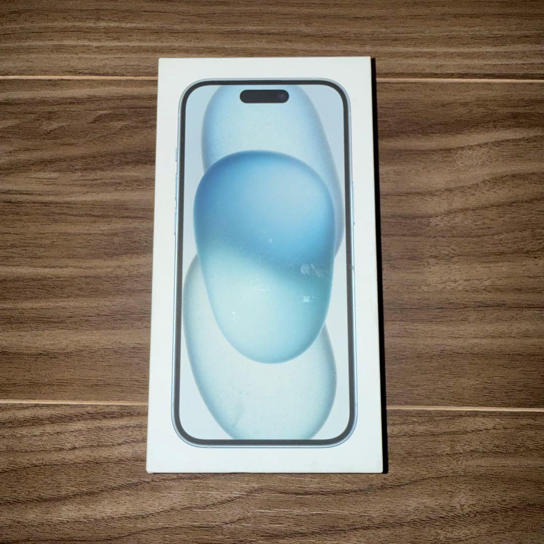【超美品】iPhone 15 ブルー128GB SIMフリー　本体