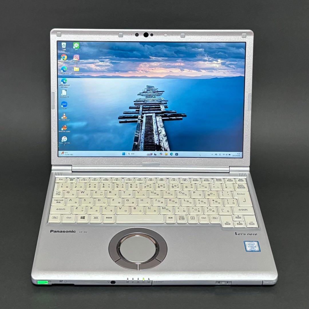 パナソニック/ノートPC/レッツノート/Win11/i5 8世代/DVD/SSD