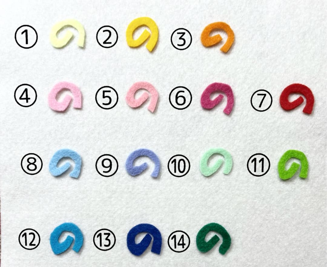 ☆確認用☆ フェルト　名札　ワッペン　ハンドメイド