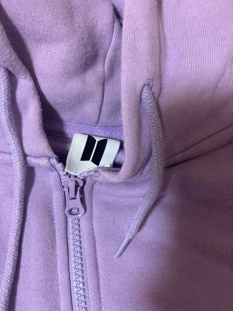 BTS Yet to Come パープル フルジップパーカー L