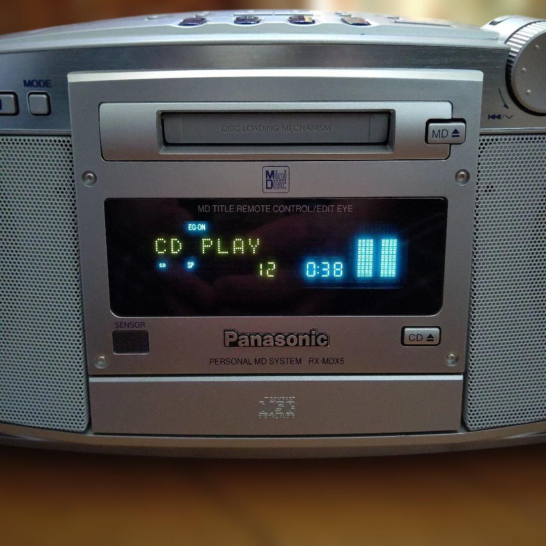 極美品 Panasonic パーソナルMDシステム RX-MDX5