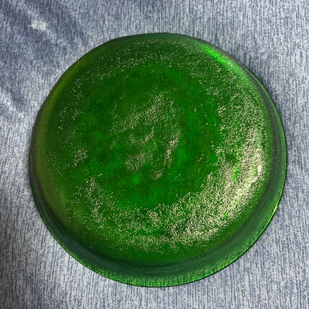 アンティーク アルコロック Sierra フランス製 ボウル 緑6枚 茶色皿1枚