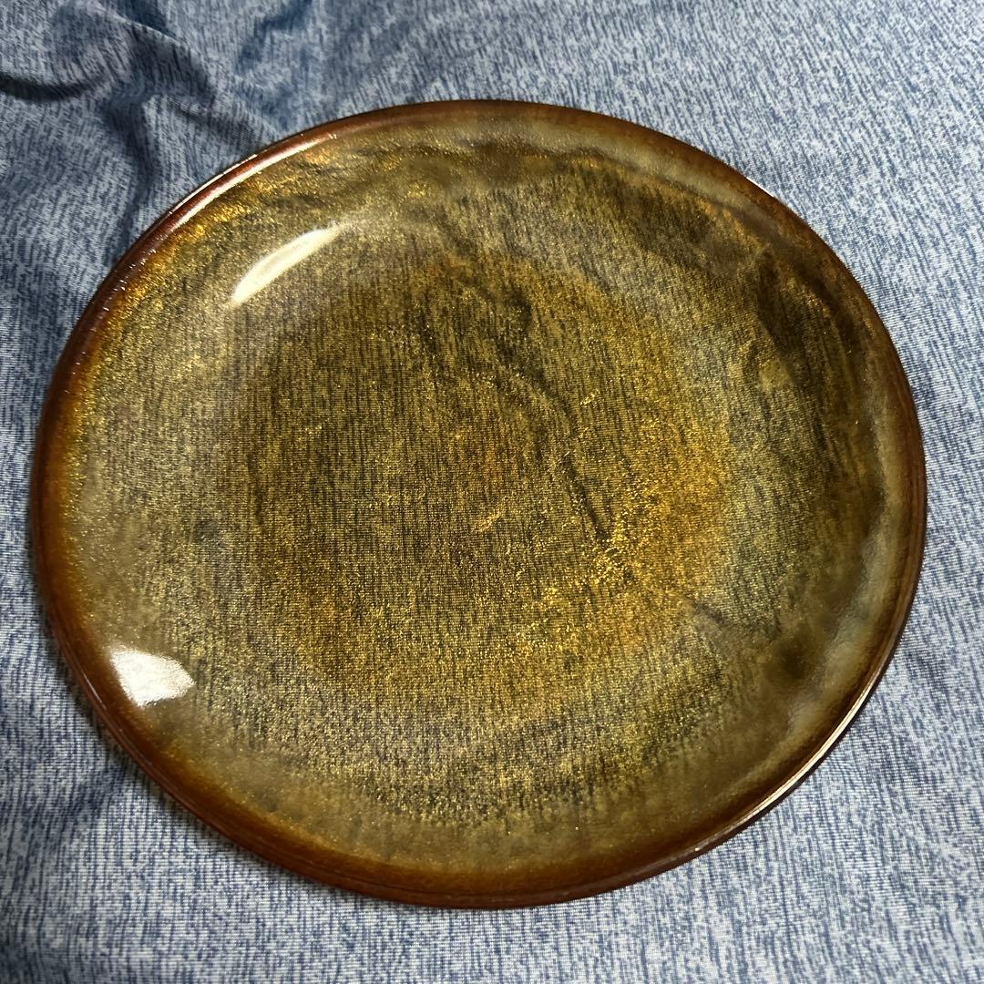 アンティーク アルコロック Sierra フランス製 ボウル 緑6枚 茶色皿1枚