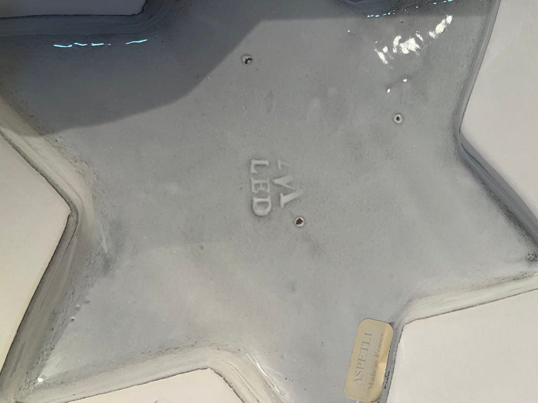 アスティエドヴィラット　スタープレート　美品