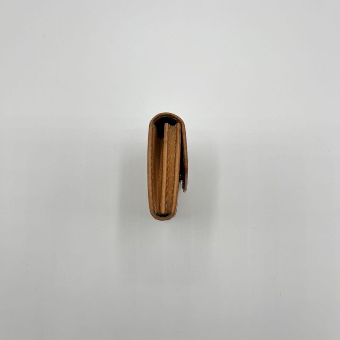 マヤベリーレザー コンパクト財布 スナップボタン式