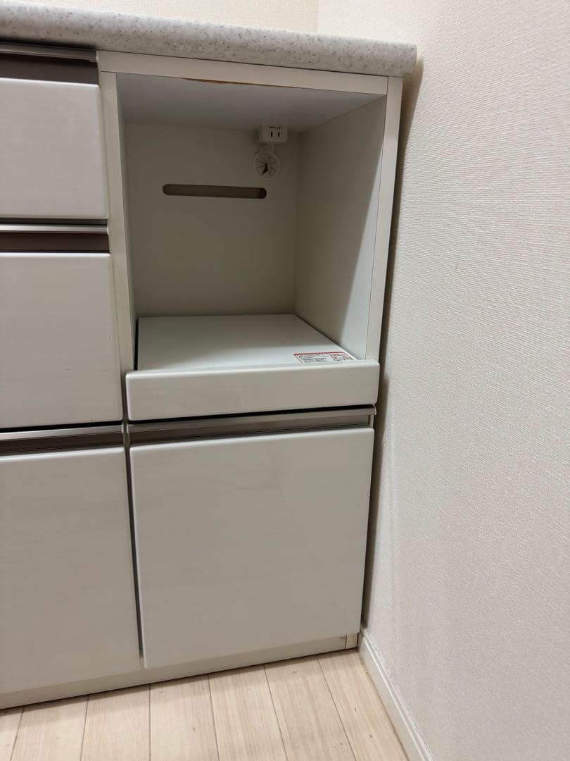 ホワイトキッチンカウンター　値下げ中★