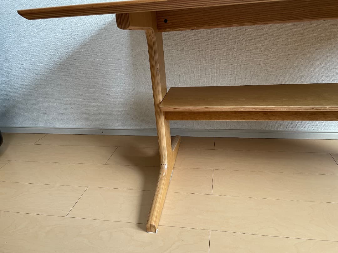 【送料込み】無印 リビングでもダイニングでもつかえるテーブル 幅1300