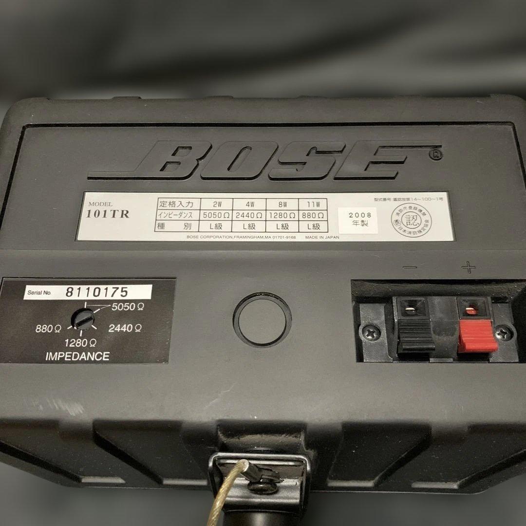 Bose 101TR スピーカー 黒　2個セット　天井取付金具あり