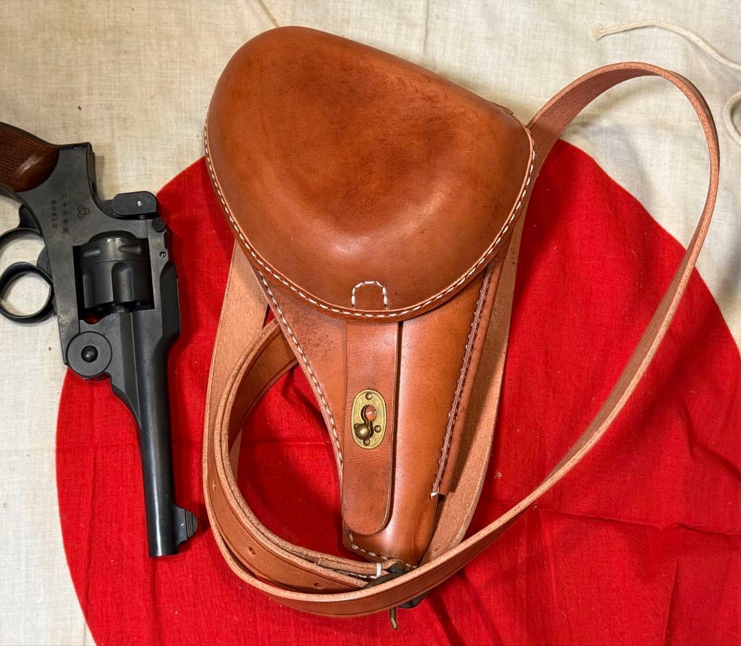 ★日本軍 二十六年式拳銃用拳銃嚢 ホルスター（複製品）サバゲー　将校　下士官