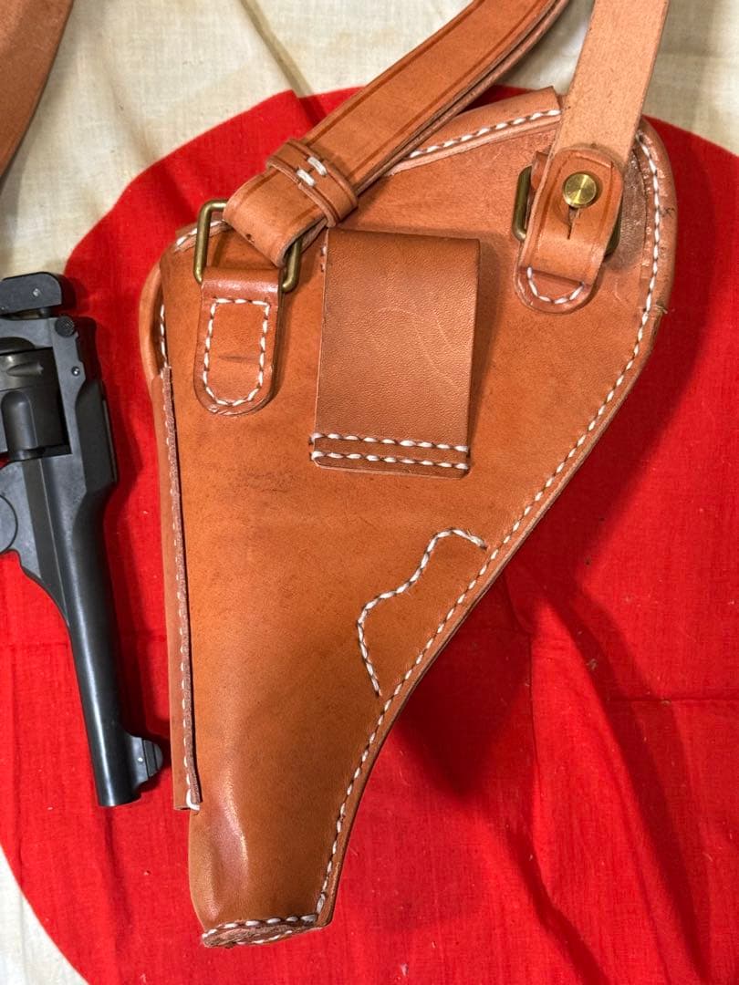 ★日本軍 二十六年式拳銃用拳銃嚢 ホルスター（複製品）サバゲー　将校　下士官