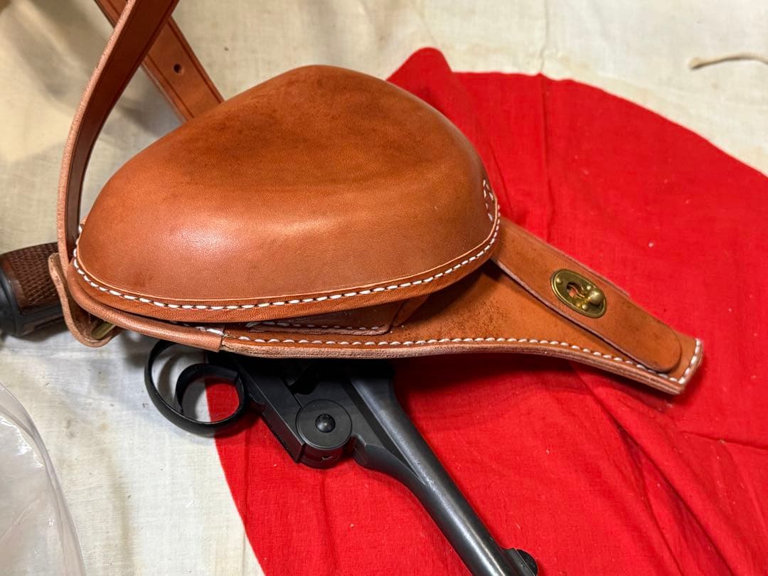 ★日本軍 二十六年式拳銃用拳銃嚢 ホルスター（複製品）サバゲー　将校　下士官
