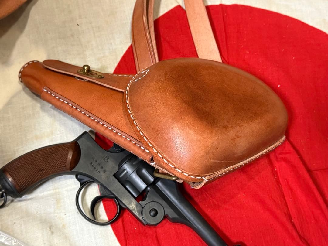 ★日本軍 二十六年式拳銃用拳銃嚢 ホルスター（複製品）サバゲー　将校　下士官