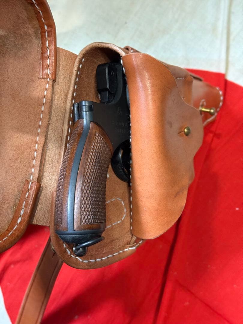 ★日本軍 二十六年式拳銃用拳銃嚢 ホルスター（複製品）サバゲー　将校　下士官
