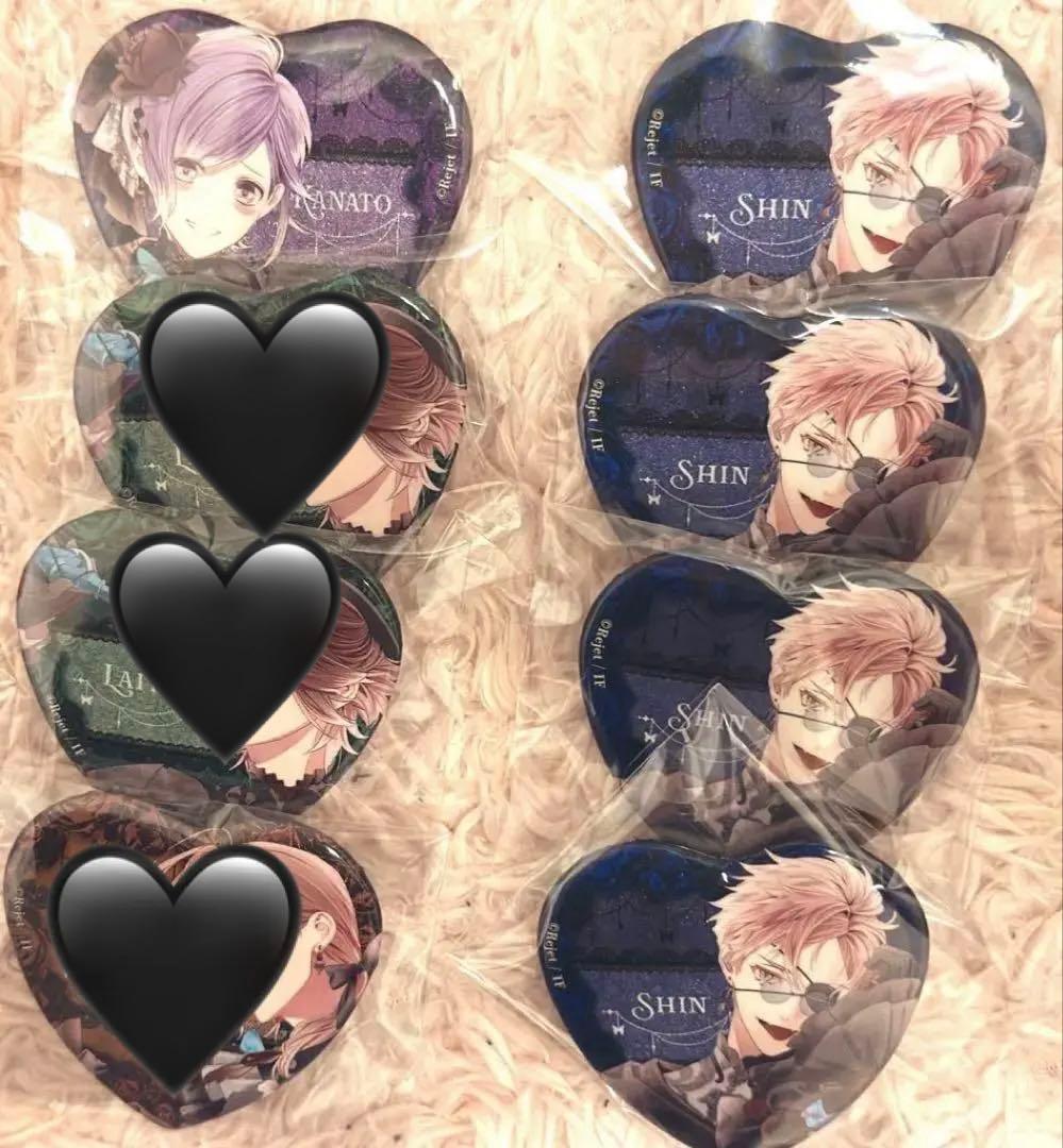 ディアラバ Midnight†Century ハート缶バッジ