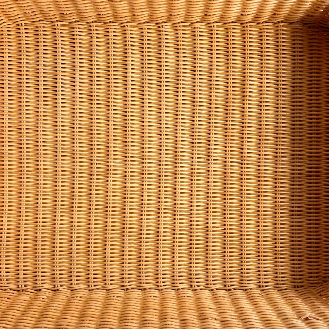 【新品】籐製 長方形バスケット 大型サイズ　2個セット‼️ラタンカゴ