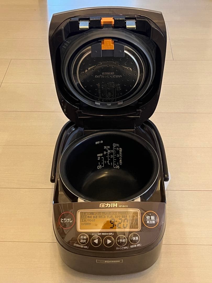 象印 圧力IH炊飯ジャー NP-BH10 ブラウン 説明書・箱・しゃもじ無し