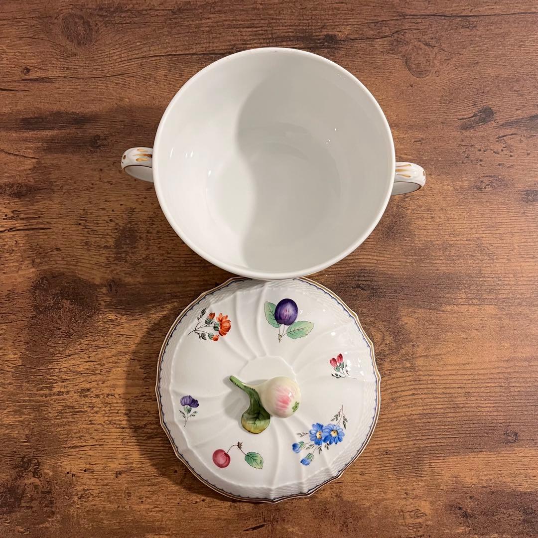 リチャードジノリイタリア製 蓋付き菓子入れ 中型