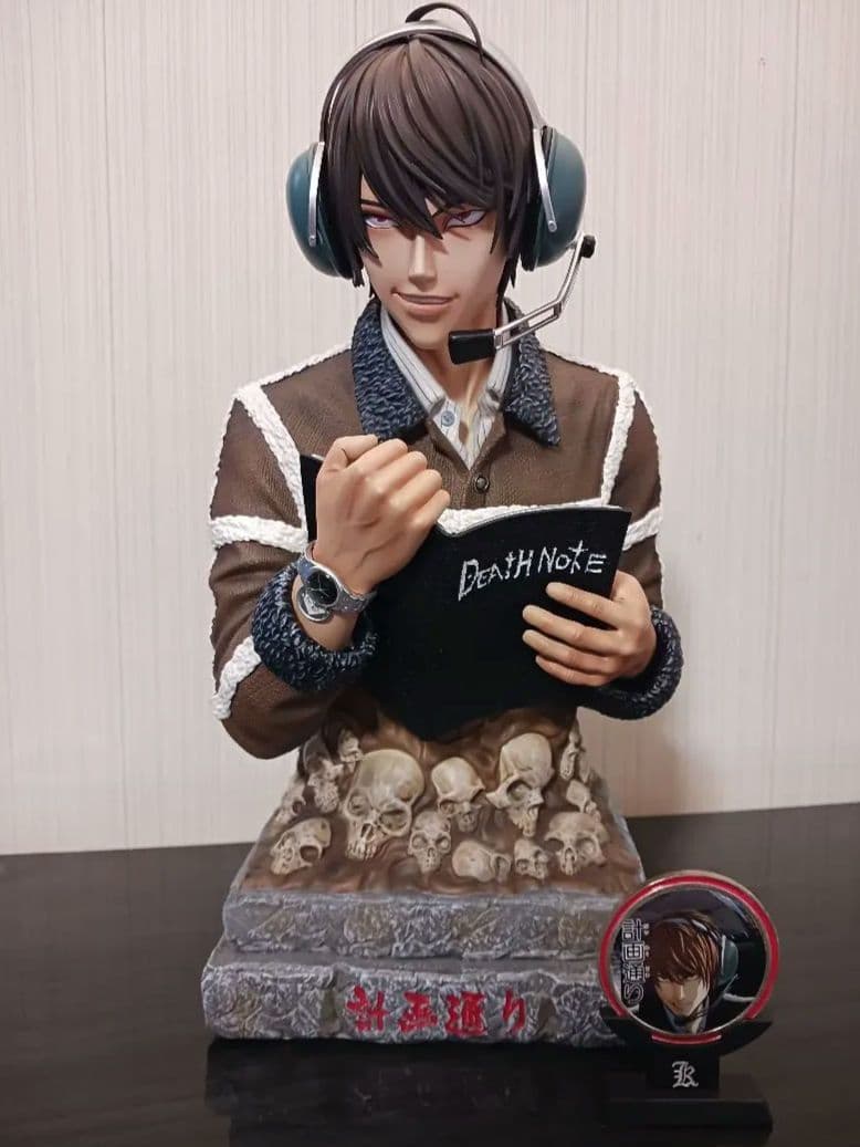 デスノート 夜神月 胸像 フィギュア 計画通り ガレージキット スタチュー