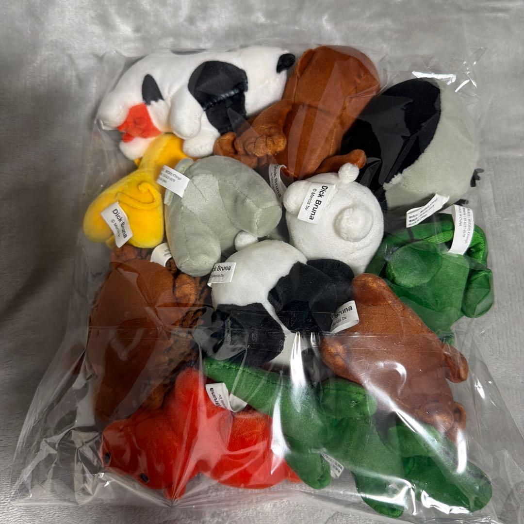 【美品】ブルーナアニマルズむにゅぐるみ 12個コンプセット