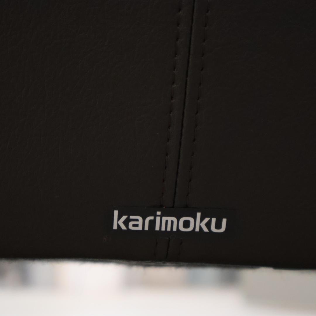 karimoku カリモク ZU79 2人掛けソファ 本革張 肘掛ソファ