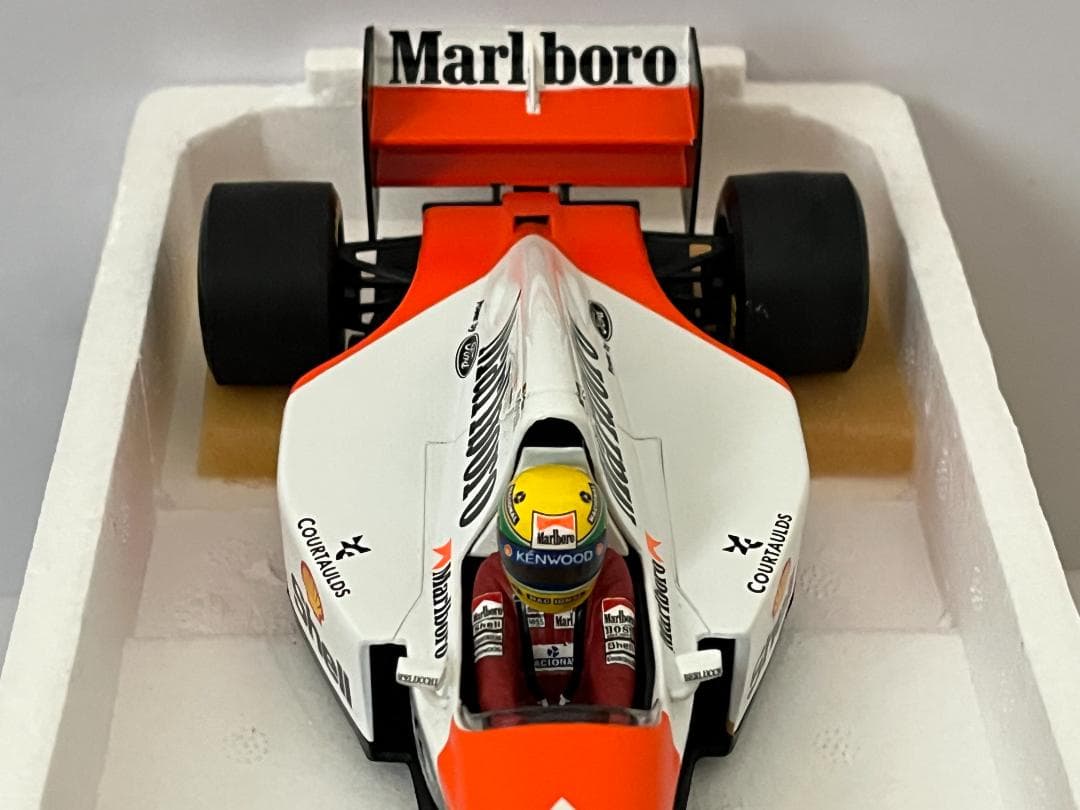 ミニチャンプス 1/18 McLaren Ford MP4-8 A.セナ 箱付