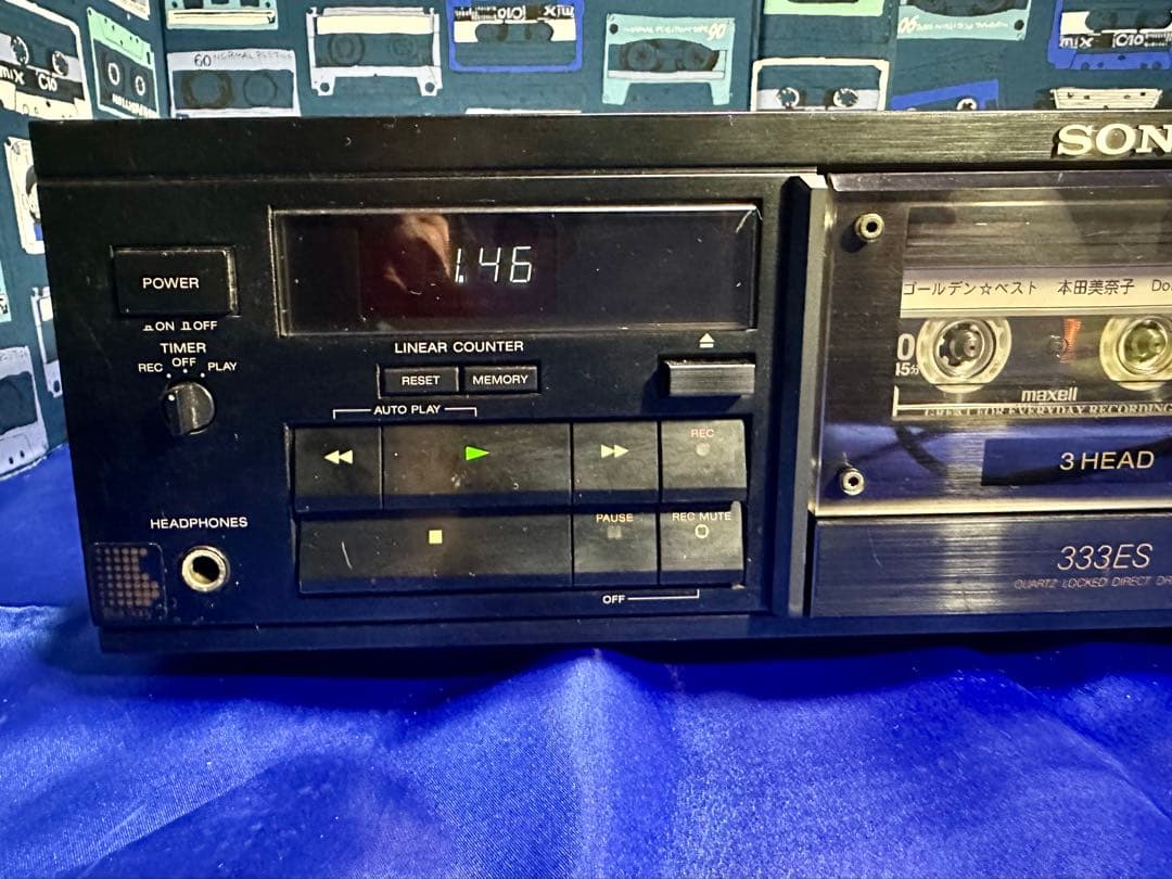 SONY 高音質カセットデッキ　TC-K333ESX. 整備動作品　Ex 201