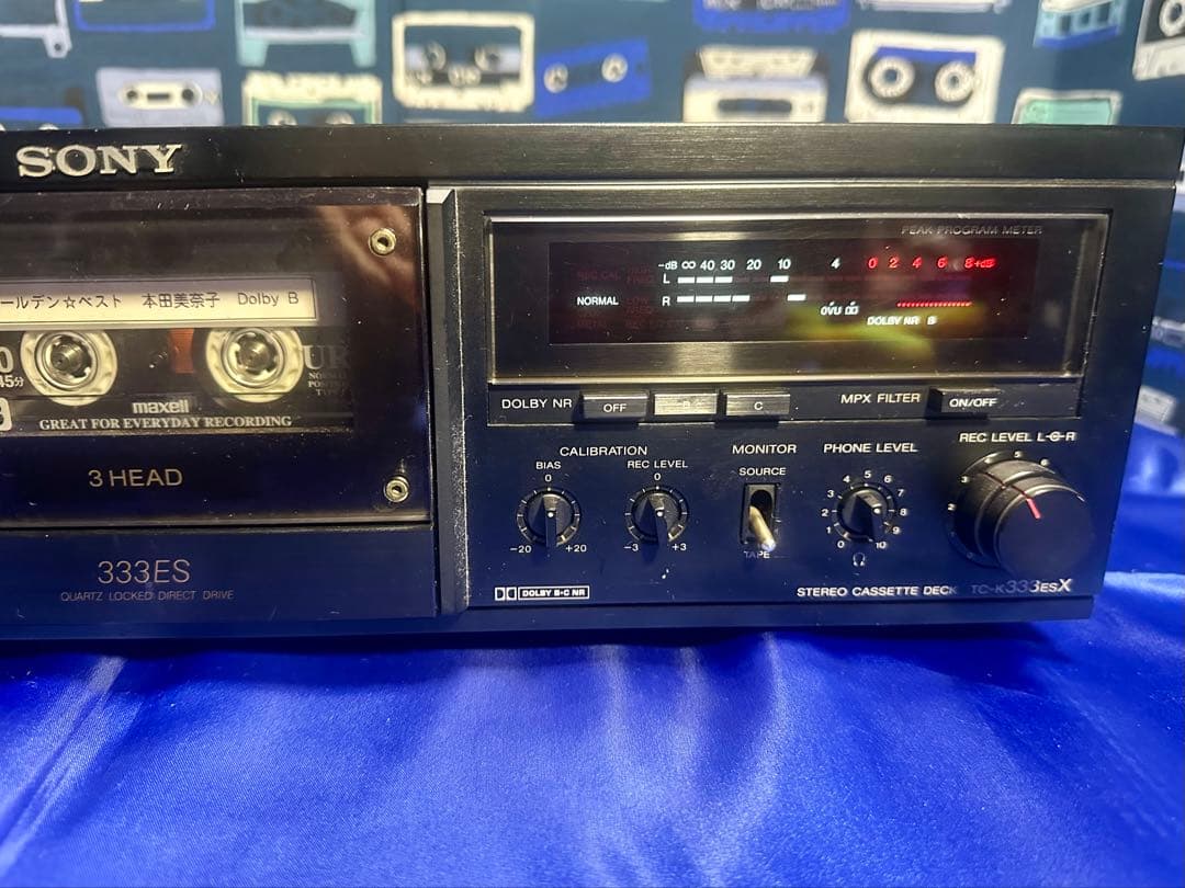 SONY 高音質カセットデッキ　TC-K333ESX. 整備動作品　Ex 201