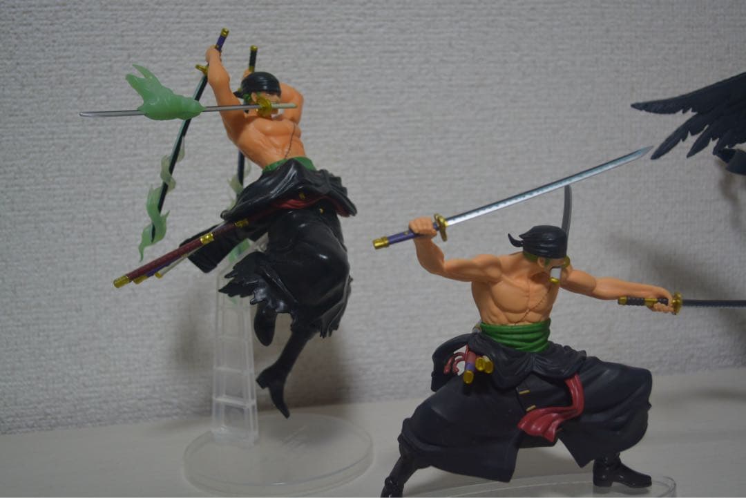 ワンピース　一番くじ　両翼決戦　キング　ゾロ　ワノ国　4点　セット　フィギュア